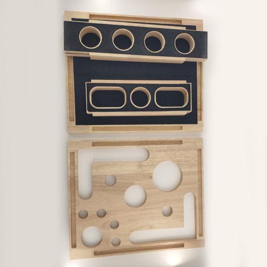 Cat Scratching Toy Wooden Cat Scratch Puzzle Enrichment Box Safe Nail File Scratcher Box for Indoor Cats Entertainment Health (Assembly Required)