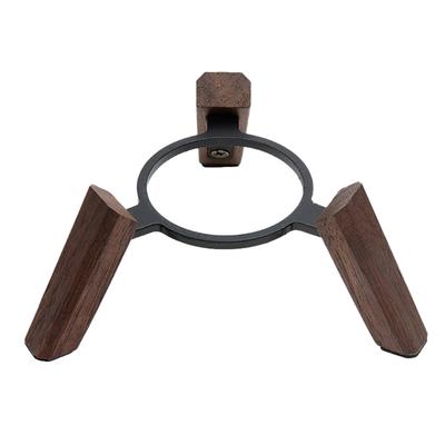 Metal Wood Desktop Support Stand Desk Holder with AntiSlip Silicone Pad for Mini Speakers