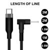 USB C To DC4.0x1.35mm Connection Cable 100W Power Cord Highly Quality Braided Wire for Notebook Charging Adapter