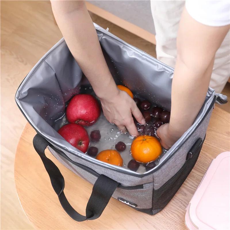 Large Capacity Insulated Collapsible Cooler Bag Portable Outdoor Travel Camping BBQ Picnic Lunch Box Cooling Bag for Family Part