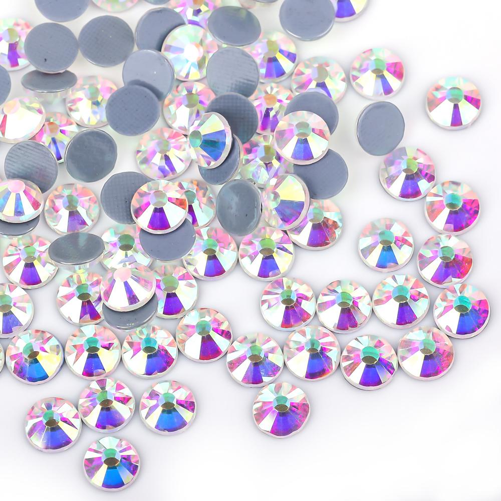 14400pcs Hotfix Rhytones Bulk Glass Crystal AB Gemstones Applique for Dresses Rhinestone T-shirt Garment Accessories