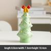 Ceramic Christmas Tree Night Light Xmas Desktop Decoration Ornaments Practical High-End Holiday Gift for Girls - Without Battery