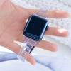 Resin Band for Apple Watch Series 10 46mm/Ultra 2 Ultra 49mm/Series 9 8 7 45mm/6 5 4 SE (2023) SE (2022) SE 44mm/3 2 1 42mm Jelly Watch Strap