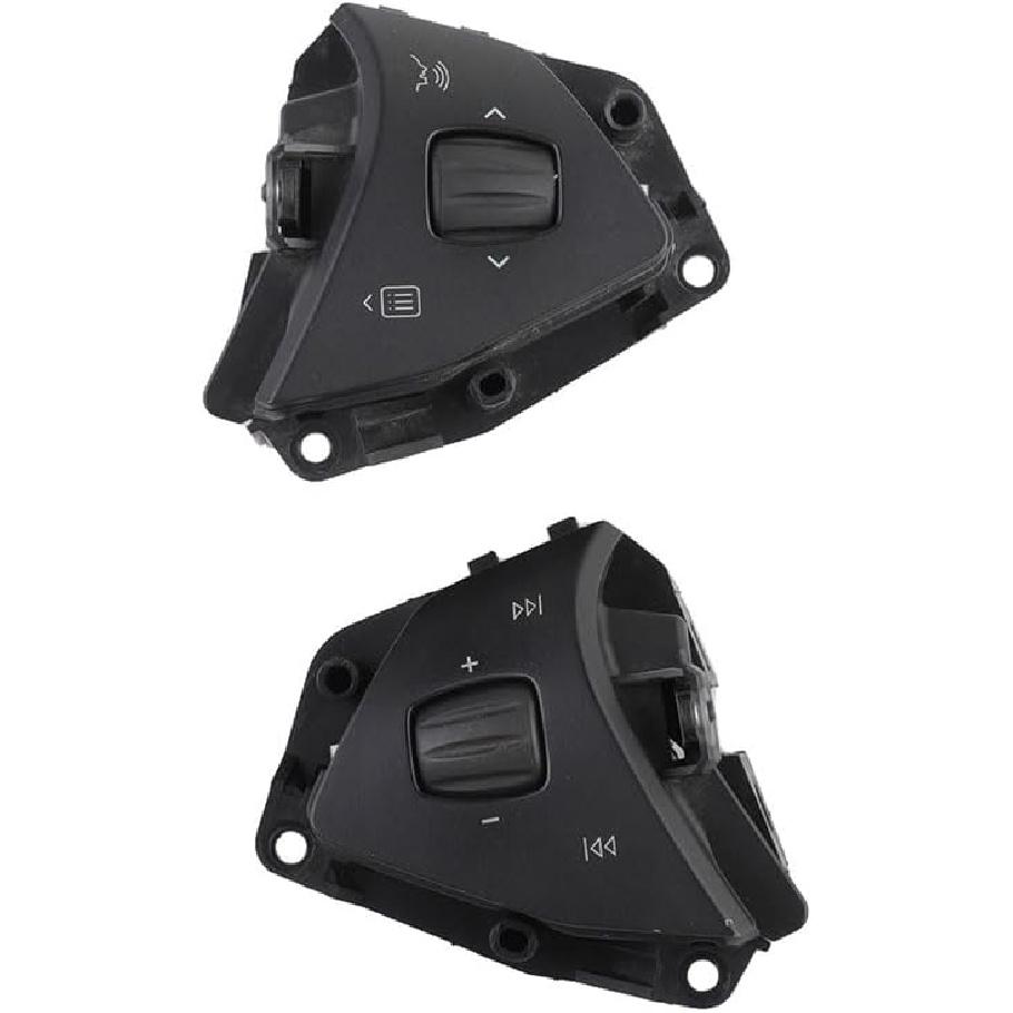 Window Lifter Switch New Steering Scroll Wheel Voice Command Control Button For Tesla Model S X 2016-2020 101324200 Car Window Lifter Switch Button(A