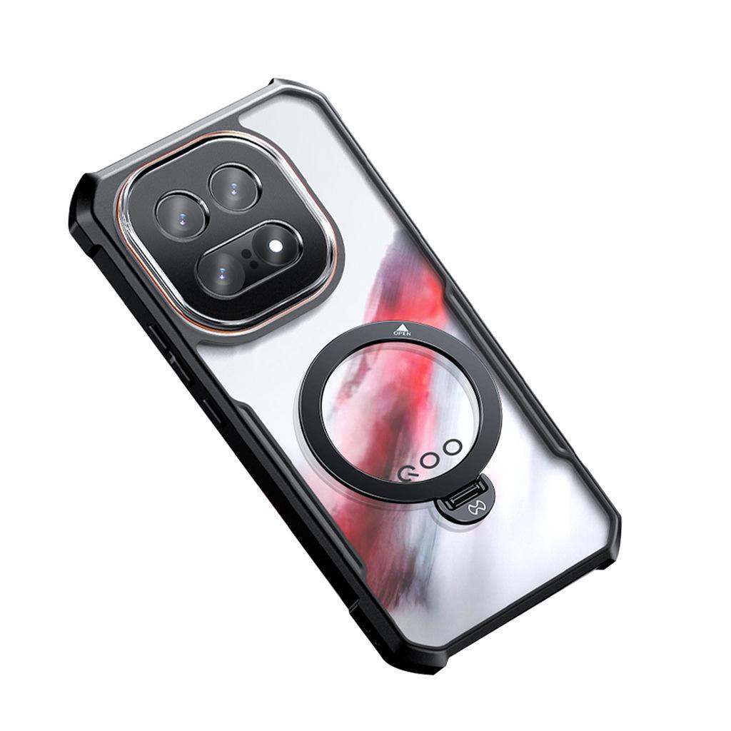 XUNDD Pro Vivo iQOO 15 Pouzdro Nárazuvzdorné Pouzdro s Airbagy Luxusní Zadní Kryt s Otočným Magnetickým Držákem