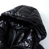 Men's New Style Bright Surface Thickened Down Jacket - Trendy Short Couple's Jacket