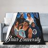 John Logan Briar University Coperte Vintage Stampa Fuori Sede Leggero Sottile Coperta da Divano Camera da Letto Peluche Sottile Trapunta