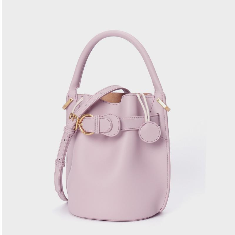 

Весняно-літня сумка через плече великої місткості, високоякісна нішева сумка-відро світло-фіолетового кольору