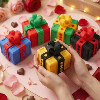 Surprise Funny Annoying Gift Box Creative Novelty Prank Storage Box Detachable with Screws Puzzle Box Ornament Adult