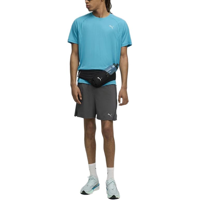 Puma Camiseta Masculina de Manga Curta com Gola Redonda Run Velocity Drycell Secagem Rápida 527238-18