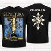 Hot New Sepultura "Chaos A.D." T-Shirt (1993). Groove Metal, Thrash Metal. Rare!