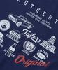 TAILOR STUDIO College Logo Collection Short Sleeve T-Shirt (Navy)