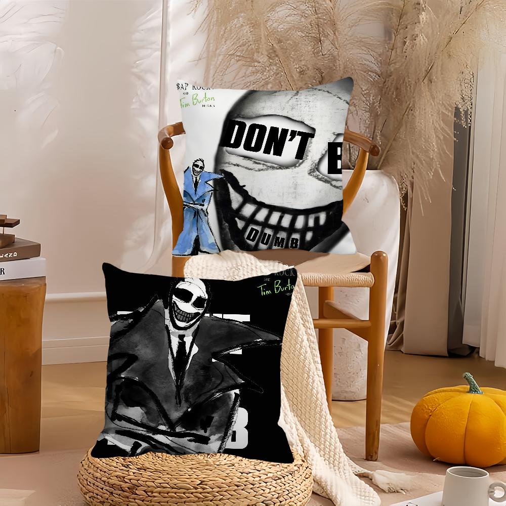 Rapper A-Asap R-Rocky-S Don't Be Dumb Pillow Case Suitable For Bedrooms Living Rooms Cars Home Decoration