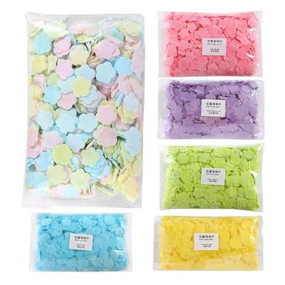 1000 Stück Seifenpapier in Blumenform, zum Waschen von Badetüchern, tragbare Einweg-Seifenblätter für Küche, Outdoor, Reisen, Camping