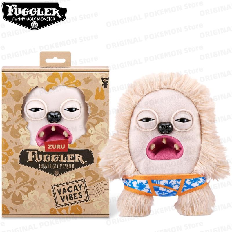Ugly Cute Teeth Monster Plush Toy Crazy Rabbit Biohazard Burper Series Funny Stuffed Animal Doll Vacation Theme Gift