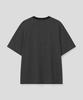 SLOW RECORD HOUSE Striped Short Sleeve T-Shirt_Black