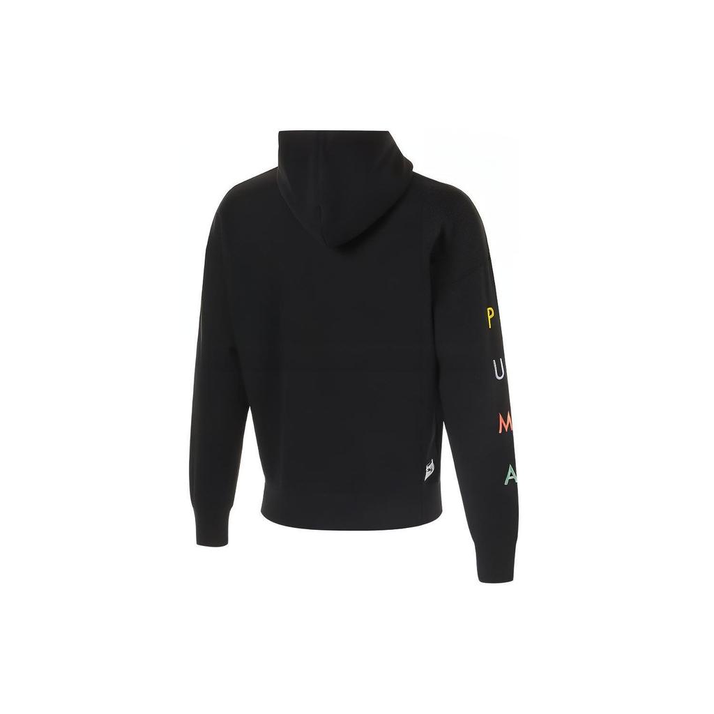 Puma Fierce Print Pullover Hoodie Men Hoodies Black 579093-01