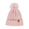 3Pcs/Set Plush Knitted Hat Warm Beanies Hat Fashion Winter Hat Scarf Gloves  Men Women