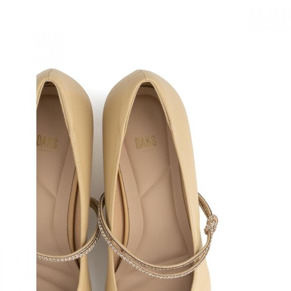 Daks Women Shoes 5cm Semi Covered Pumps Dlf509ls32 Beige 