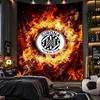 Wall Hanging Tapestry Girona FC Print Cloth for Living Room Bedroom Home Decor