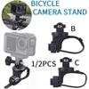 Bicycle Camera Mount Holder Universal Action Camera Mount Anti-Slip Sports Camera Bracket for Round Flat Handlebar Bicycle