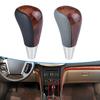 1*PU Leather Car Gear Shift Rod Head Shifter Lever Knob For Toyota Lexus Corolla