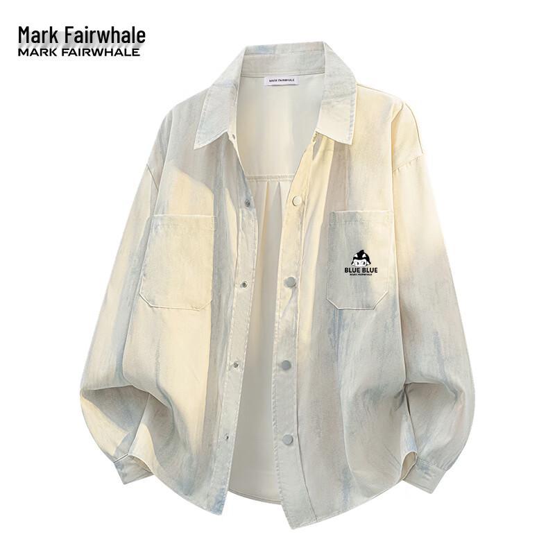 MARK FAIRWHALE American Retro Plaid Long Sleeve Shirt M