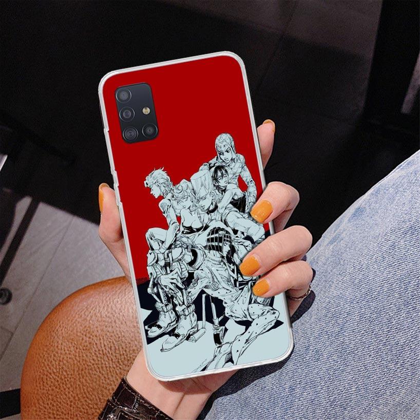 JoJo's Bizarre Adventure Golden Wind Phone Case For Samsung Galaxy A52 A32 A22 A12 A51 A31 A50S A30S A20S A10S Note 20 Ultra 10