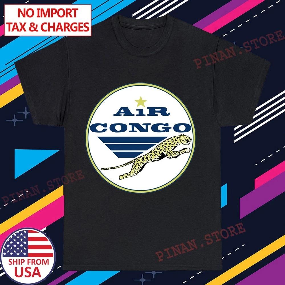 Air Congo Airlines Airways Men s Black Navy Size S-5XL 4XL
