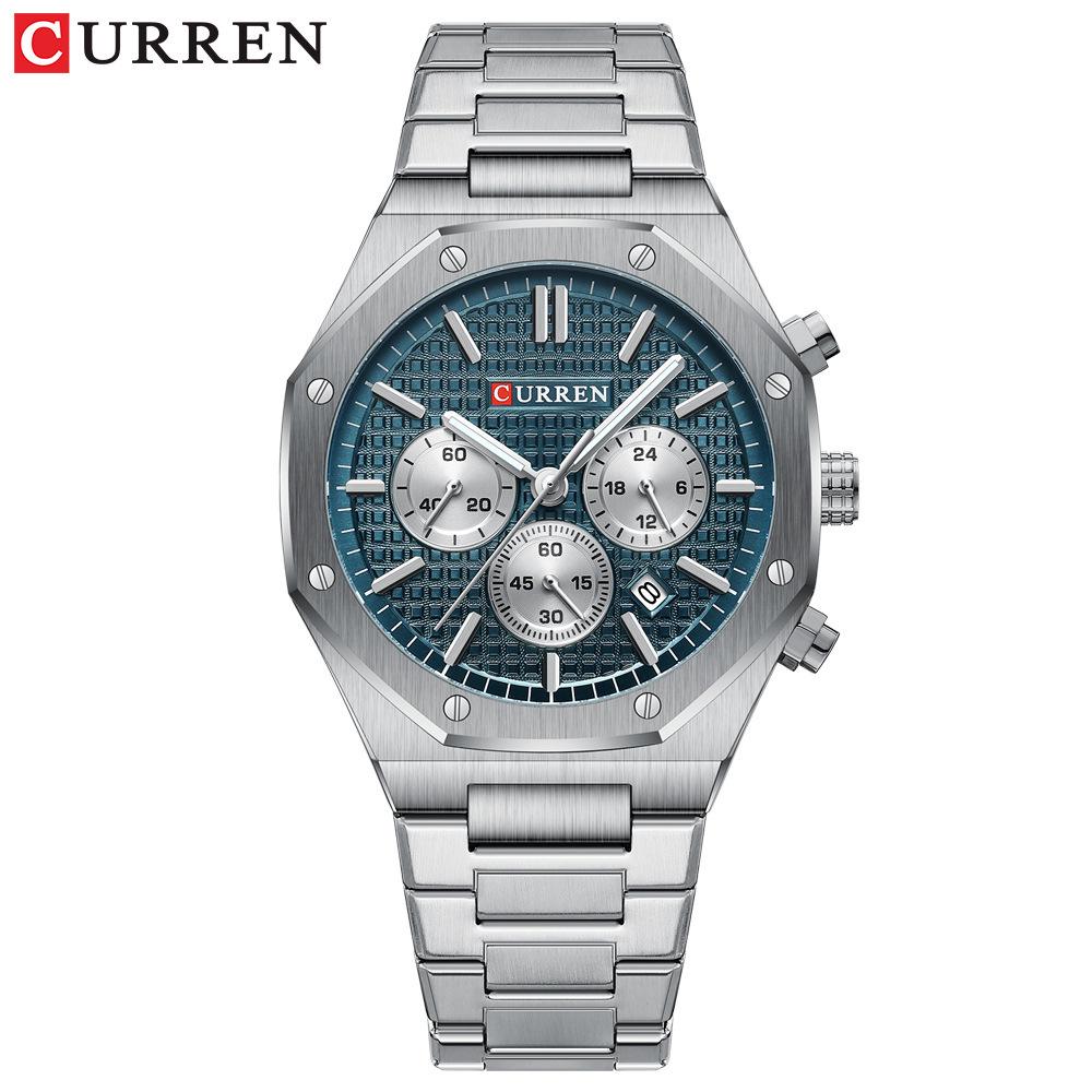 Curren 8440 Men s Multifunction Quartz Steel Band Business Watch