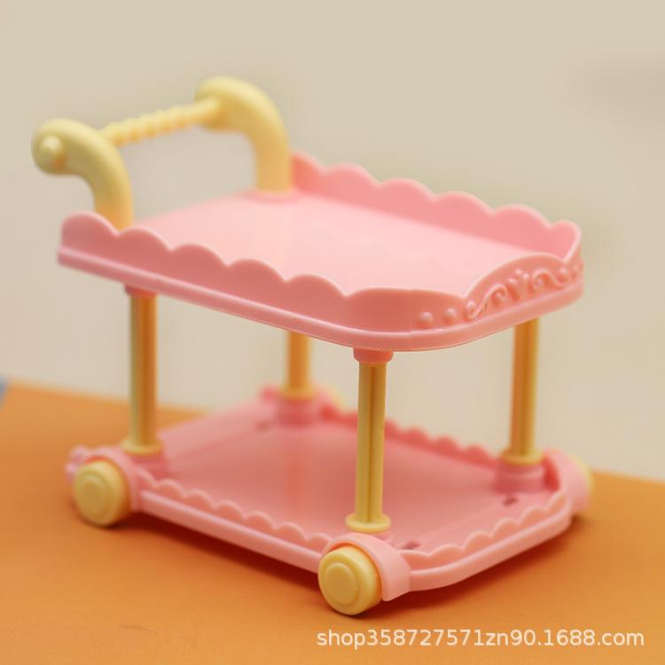 1:12 Cute Simulation Mini Dining Car Dollhouse Kitchen Model Small Ornament Doll Toy