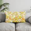 Home Decor Colorful Floral Pattern Pillowcases Suitable For Sofa Bedroom Car Pillow Cover Cushion Rectangular Back Cushion