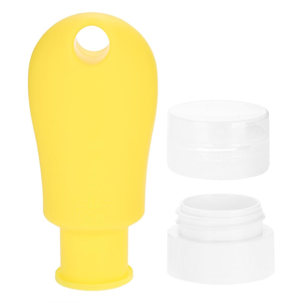 Portable Silicone Travel Bottle Set Lotion Shampoo Shower Empty Press Container 01