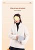 Women's Double-Sided Fleece Jacket - 2024 New Autumn/Winter Gray Stand-Up Collar Coat