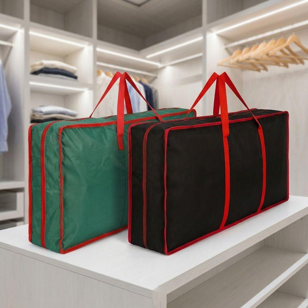 Large Capacity Gift Wrap Storage Bag Zippered Gift Wrap Organizer  for Bows