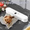 2025 Automatic Vacuum Sealer Packaging Machine Food Vacuum Sealer With Free 10pcs Vacuum Bags Household Vacuum Food Sealing