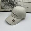Baseball cap peaked cap purchasing hat spring new embroidery soft top letters casual versatile little stars