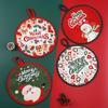Christmas Hanging Hand Towels Kitchen Hand Towels Holiday Gifts Pendants Accessories Creative Coasters Household Handkerchiefs