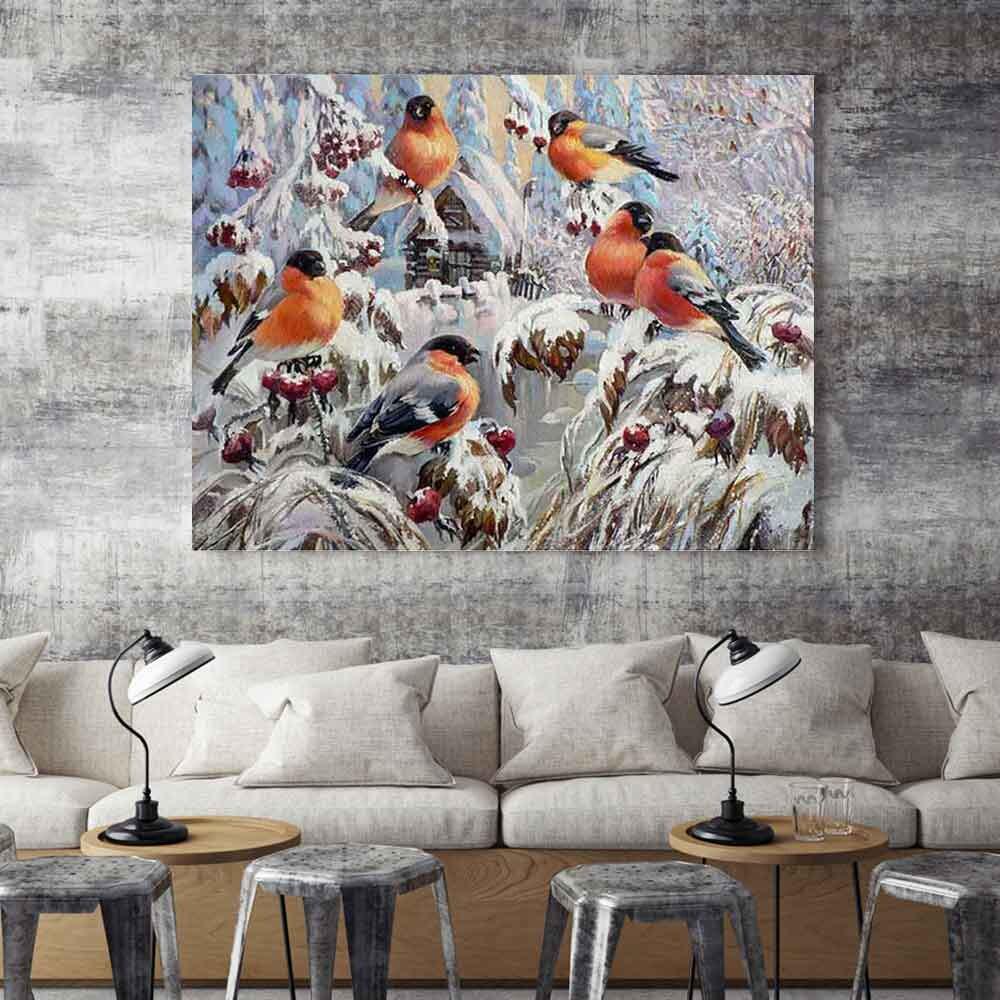 Pictura cu diamant Animal Pasăre Full Square Drill Home Decor Broderie cu diamant