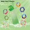Colorful Flavor Infuser Water Bottle With Seven Aromatic Flavor Rings For Fun Hydration