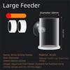 Acrylic Brine Shrimp Feeder with Suction Cup Fixed-Point Fish Tank Feeding Cup Transparent Durable Fish Feeder