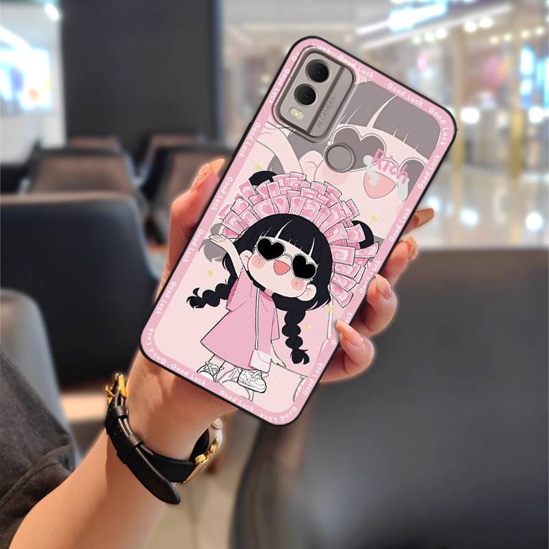 Silicone Animals Phone Case For Nokia C22 Waterproof Protective Anti-dust Cartoon Graffiti Durable Fashion Design Cute
