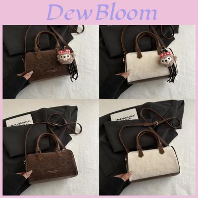 Leopard Print Vintage Small Shoulder Bag With Zipper For Daily Casual Use