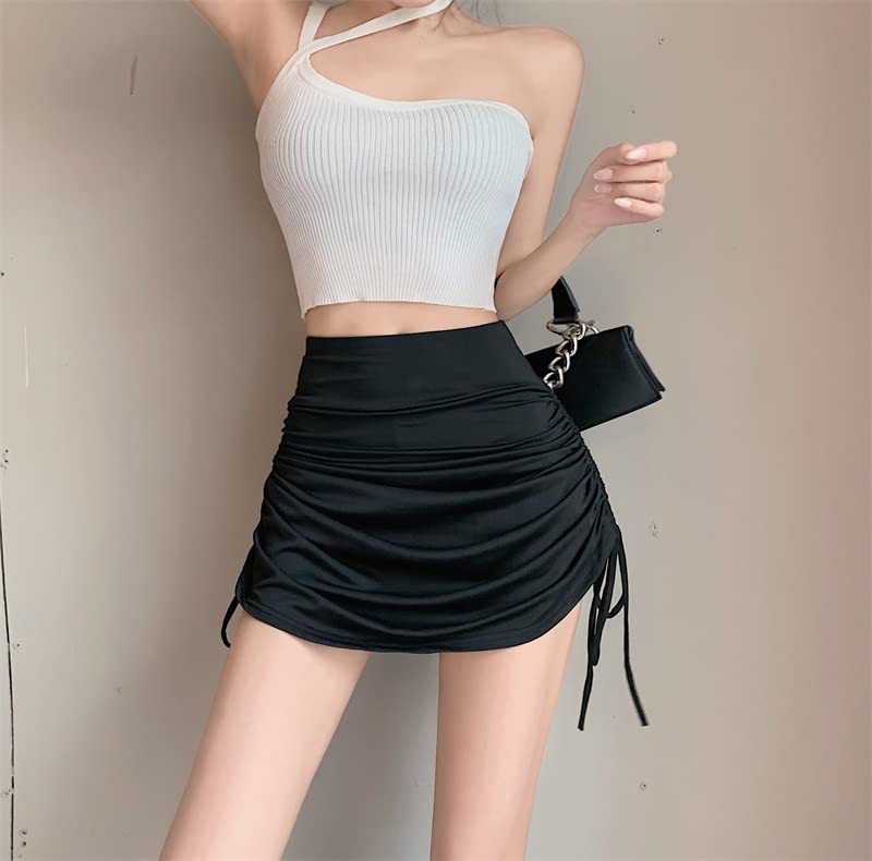 Sexy Mini Tight Micro Super Mini Cosplay Mini Cosplay Women [Mira Rouge] Skirt, Skirt, See-through, Mini, Costume, Skirt, Costume, Cute, Women's,