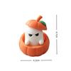 3D Printed Halloween Pumpkin Ghost Funny Figurine Cute Mini Desktop Statue for Home Office Festival Party Decor Gift