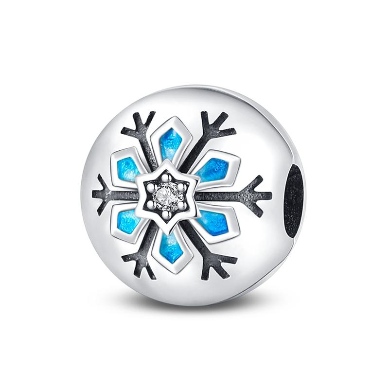 New Copper Charms Penguin Snowman Snowflake Woman Man Love Heart Beads Fit Original Pendant Bracelet Charms Women Jewelry