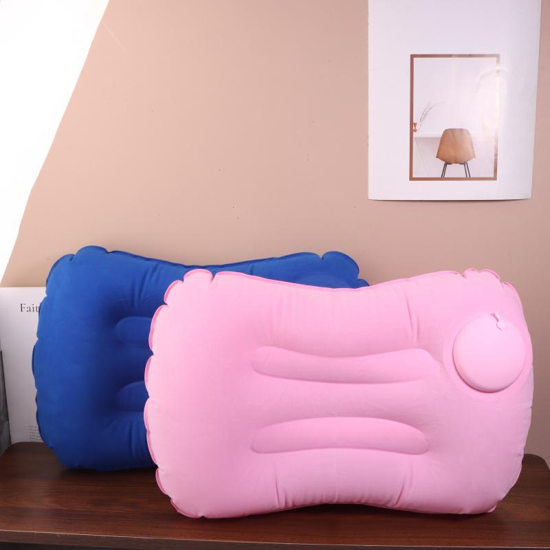 Camping Inflatable Pillow Outdoor Portable Pillow Pool Pillow Lightweight Soft Car Pillow For Neck And Lumbar Support