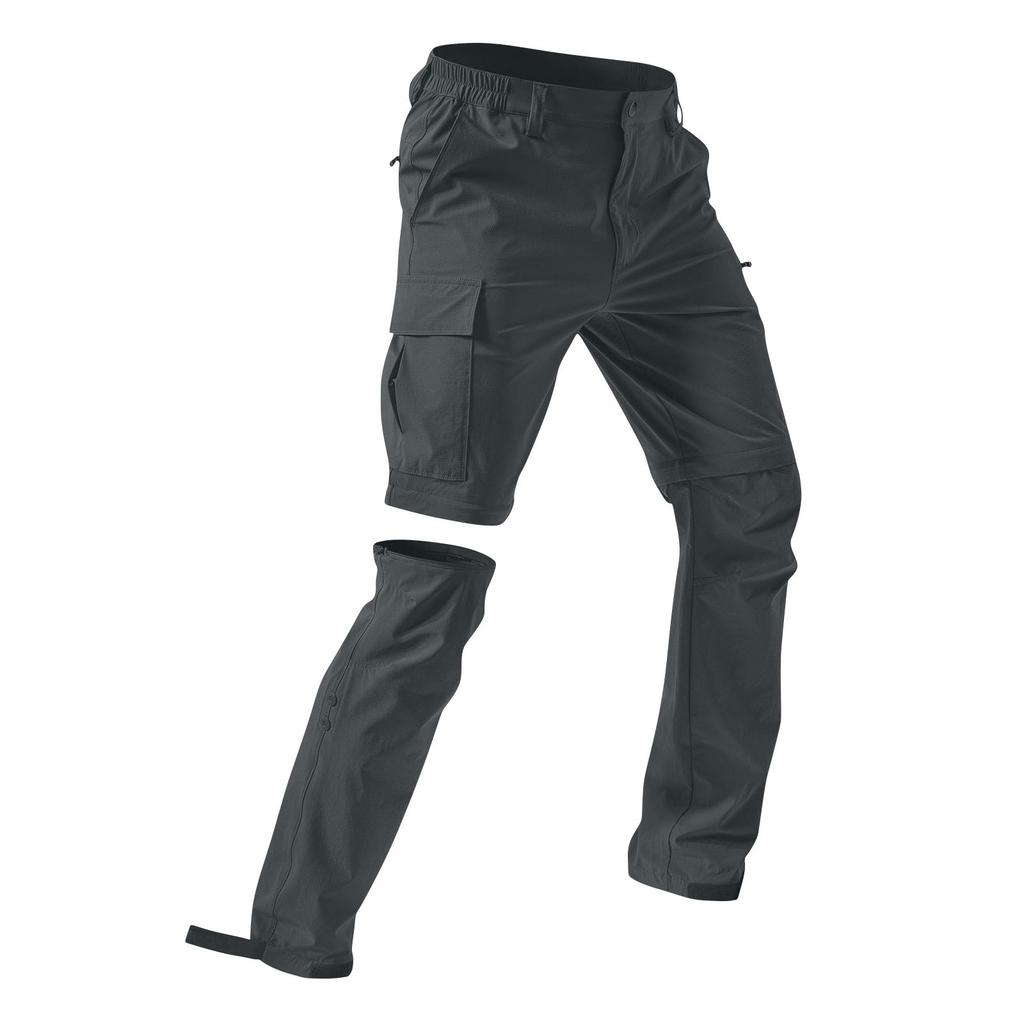 Detachable Sports and Casual Multi-pocket Work Trousers; Loose-fitting Outdoor Casual Trousers