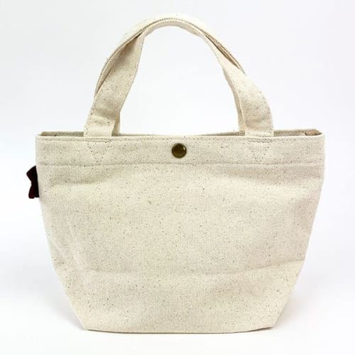 Hapitas Mini Tote Bag, Moomin, HAP6015 MC15, Flower Gift, Natural