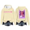 Women's Fashion Casual Long Sleeve Loose Printed Pullover Sports Long Sleeve Hooded Sweatshirt